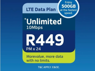 Unlimited data Deal 10 Mbps